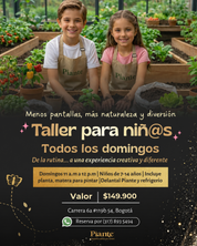 Taller de Jardinería Basica Niños