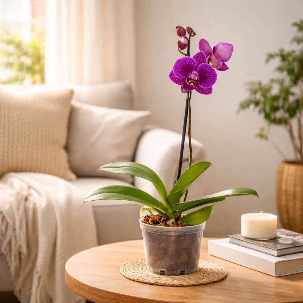 Orquídea Mini Premium Morado Queenstone