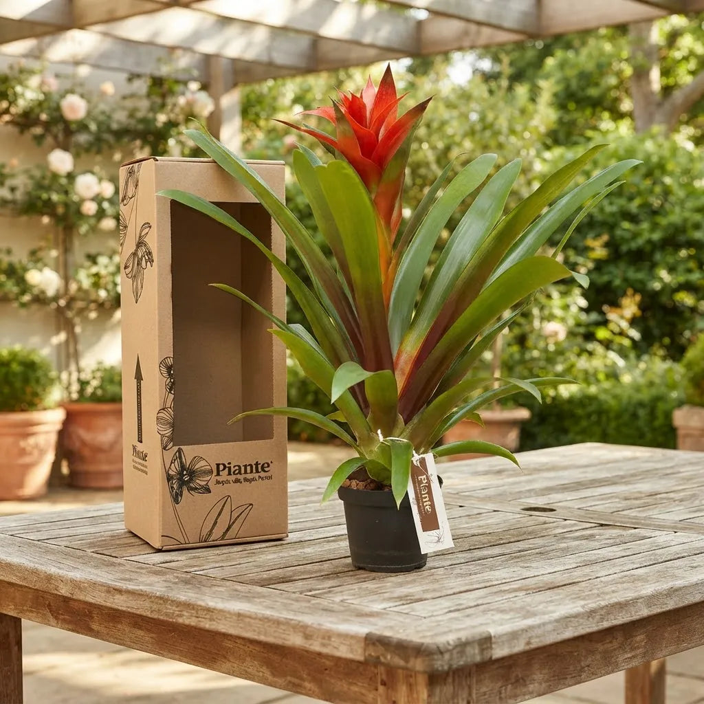 Bromelia Guzmania Grandi Roja Ostara