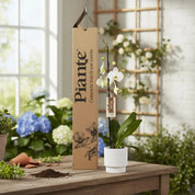 Orquídea Grandi Premium Blanco Leeds en Matera Acanalada