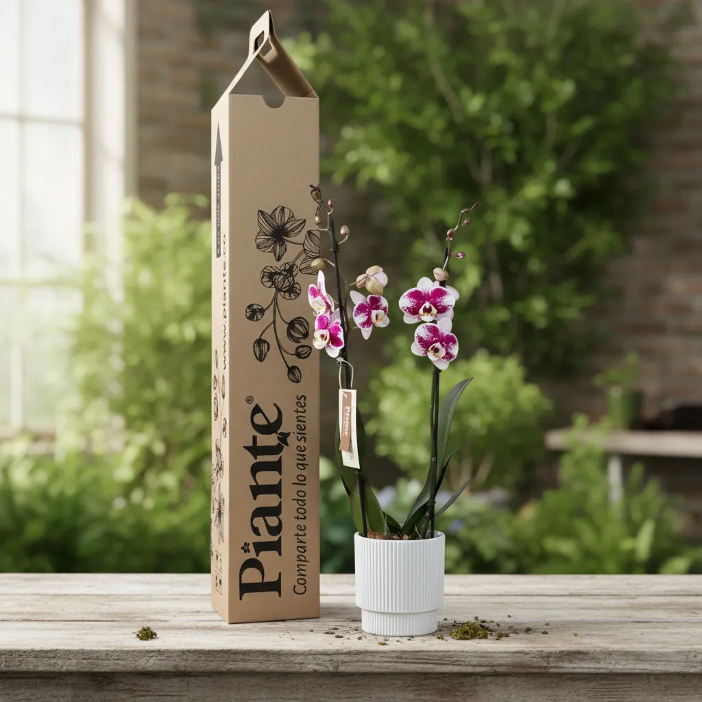 Orquídea Grandi Supreme Barcelona en Matera Ceramica Acanalada