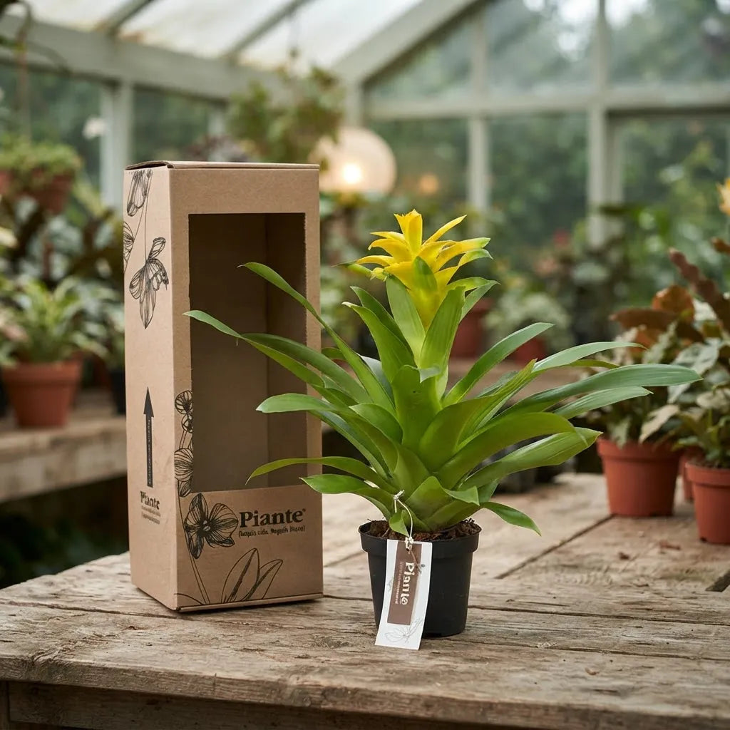 Bromelia Guzmania Grandi Amarilla Diana
