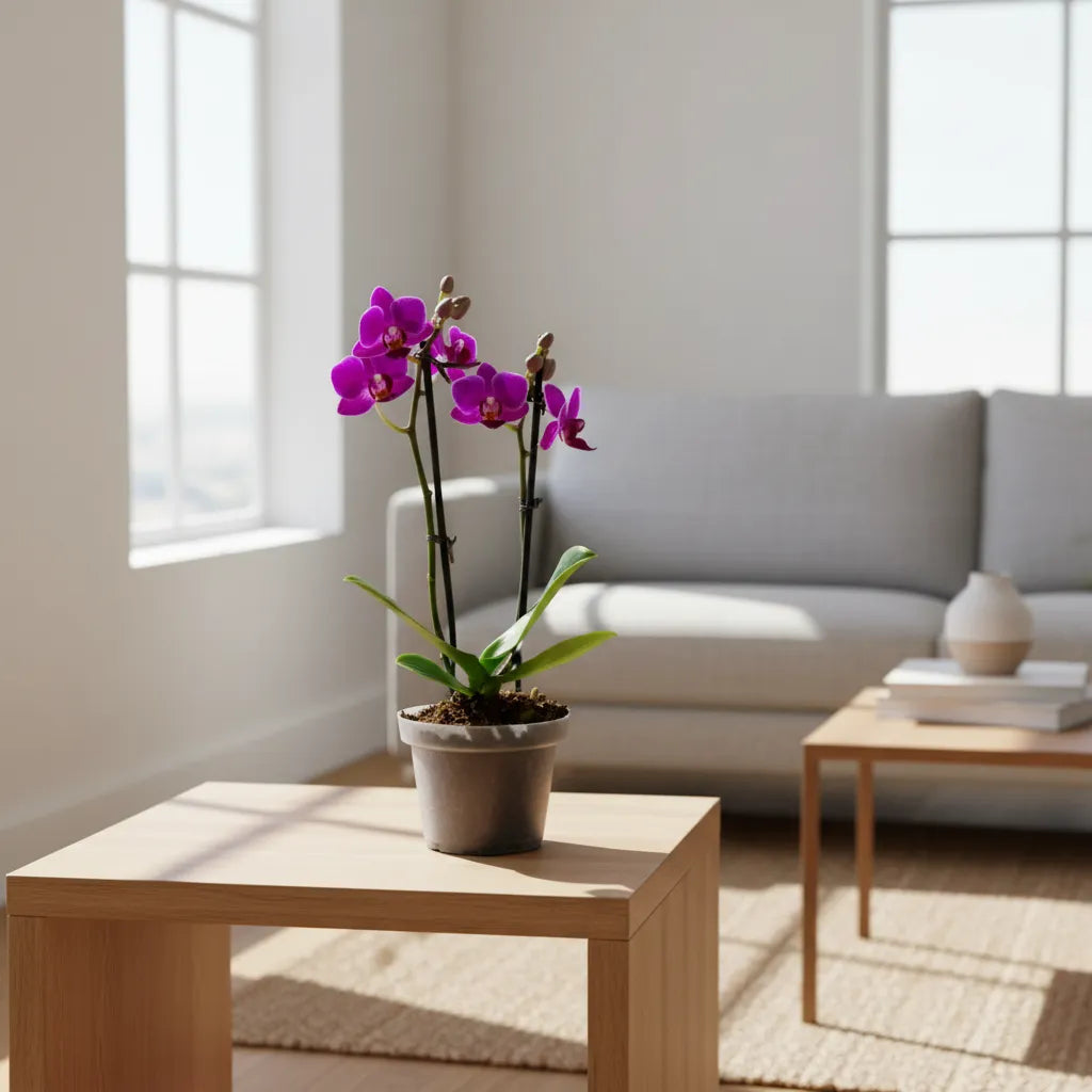 Orquídea Mini Supreme Morado Queenstone