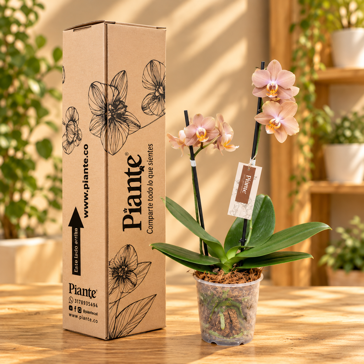 Orquídea Midi Supreme Exotica Brownion