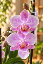 Orquídea Midi Supreme Rosa Palido Chamberry