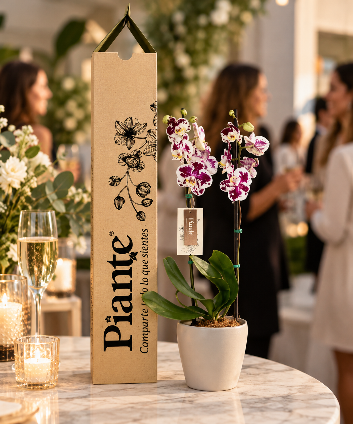 Orquídea Grandi Supreme Palamos en Taupe 15