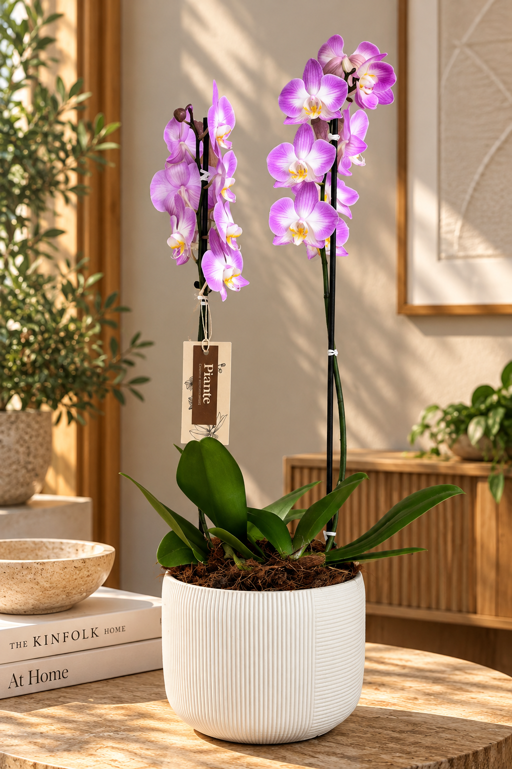 Arreglo de Orquídeas Premium en Matera Contemporanea L.