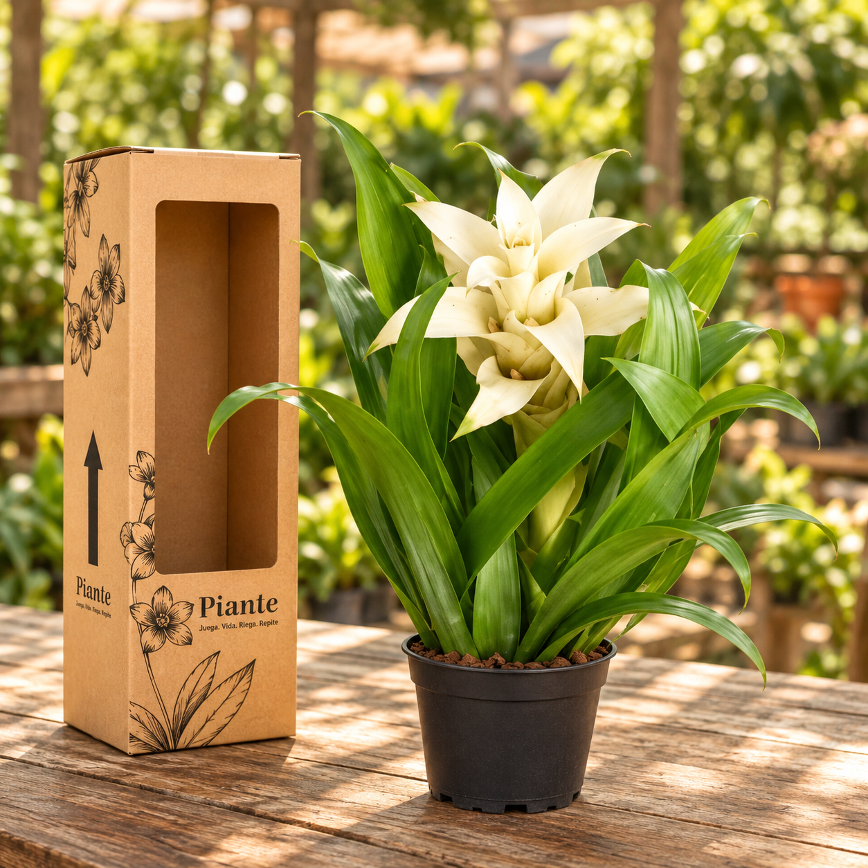 Bromelia Guzmania Grandi Froozen