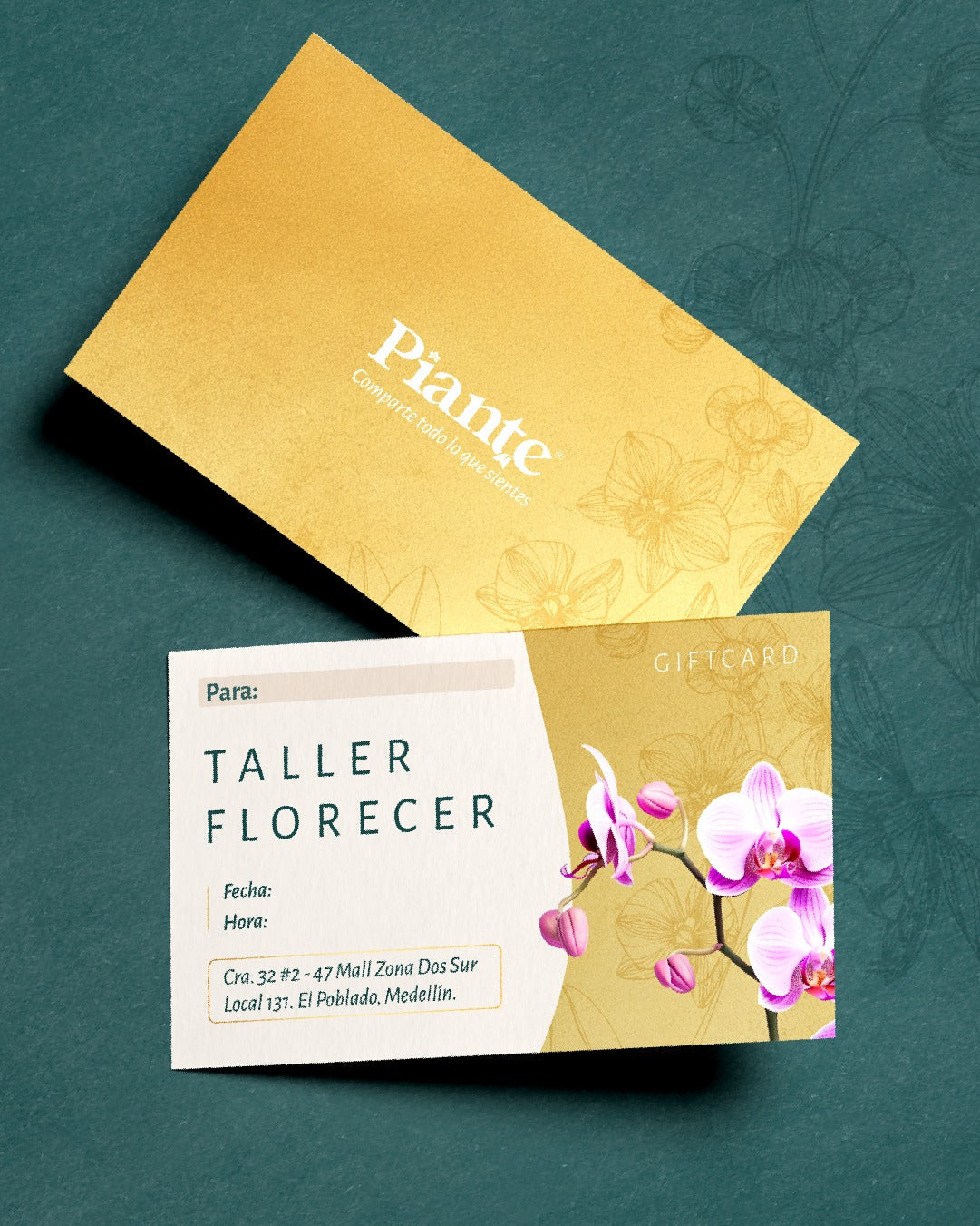 Tarjeta de Regalo Taller Florecer Medellin