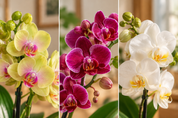 Combo x3 Orquídeas Mini Premium en Matera Ceramica