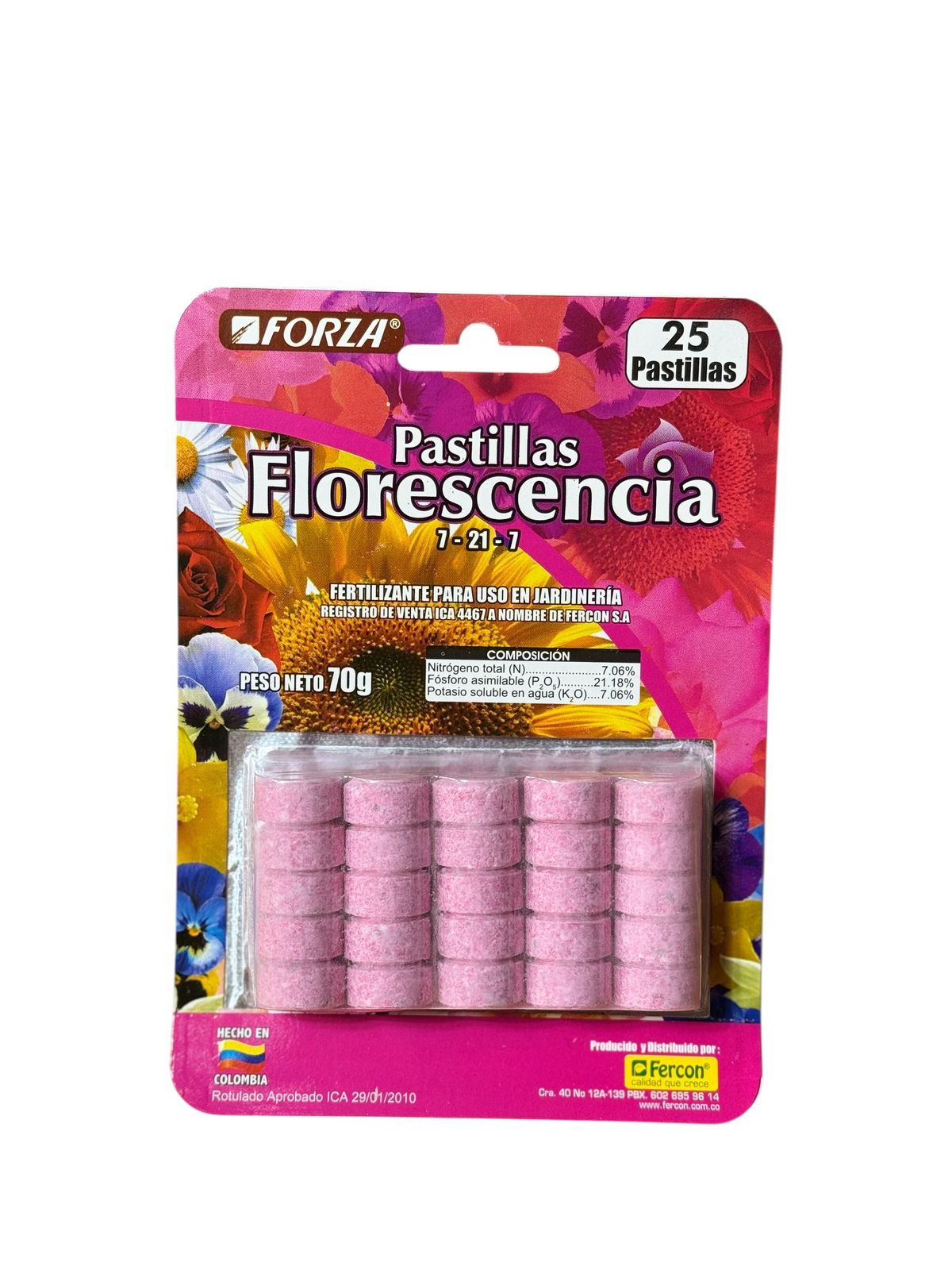Pastillas Fertilizantes Florescencia
